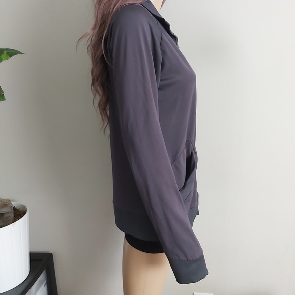 New Balance gray light track jacket - Picture 4 of 15